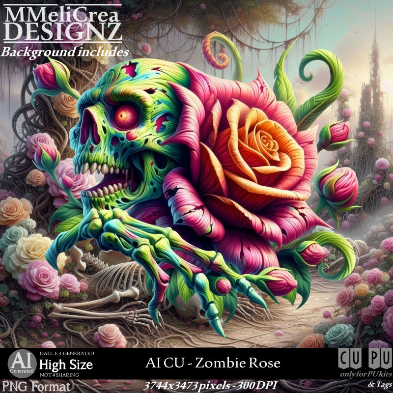 (image for) AI - CU Zombie Rose (CU4PU/PNG)